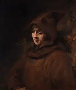 Portrait de Titus en habit brun.