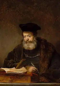 Rembrandt, L'Érudit au pupitre, (1641)