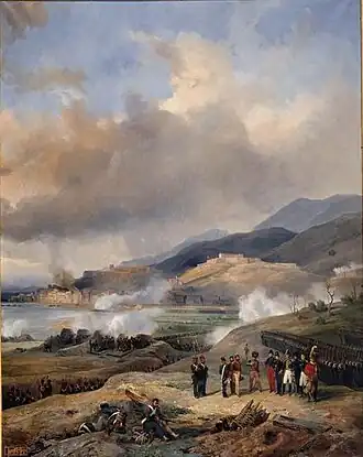 Le Général de division Suchet, commandant le 3e&nbsp;corps de l'armée d'Espagne, reçoit la capitulation de la ville de Tortosa (1837), château de Versailles.