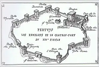 remparts de Pertuis