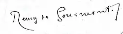 signature de Remy de Gourmont
