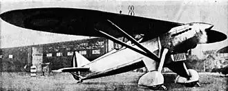 Vue de l'avion.