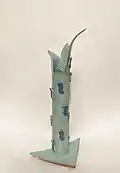 Renate Fuhry, vase, céramique émaillée, 1983