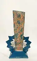 Renate Fuhry, vase, céramique émaillée, 1988