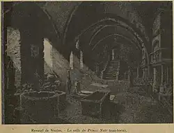 La Salle du Prince Noir, eau-forte