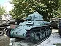 Char Renault R35 au Musée militaire nationale du roi Ferdinand Ier semblable à celui utilisé par les élèves de BC Freedom.