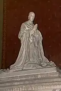 Statue de Brossay-Saint-Marc en la cathédrale Saint-Pierre de Rennes par Jean Marie Valentin.