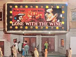 Gone with the wind au cinéma.