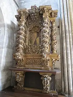 Photo du retable espagnol baroque