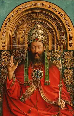 Jésus-Christ en pontife suprême.