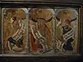 Bois polychrome et panneaux peints.