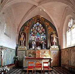 Le retable maitre-autel de l'église Notre-Dame.