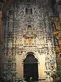 L'autel baroque de l'église del Carmen
