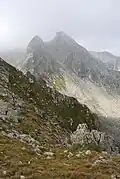 Le pic du Jude ( « préfet » d'un ancien județ)