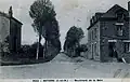 Retiers : le Boulevard de la Gare au début du XXe&nbsp;siècle (carte postale).