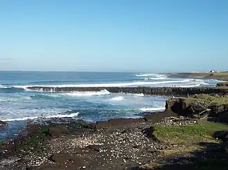 Vue de la pointe du Diable depuis l'est.