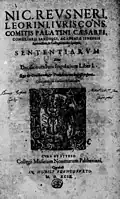 Sententiae sive decisiones iuris singulares, 1599