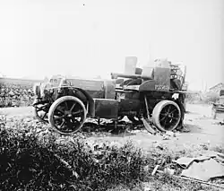 Canon de 75 mm modèle 1897, 1915. Photographie de Raoul Berthelé, Archives municipales de Toulouse
