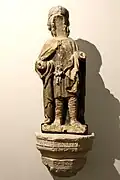 Statue polychrome représentant Barthélemy Reynaud.