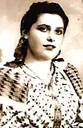 Maria Andreescu (épouse de prêtre orthodoxe), Monts Făgăraș (sud).