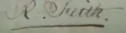 signature de Rhijnvis Feith