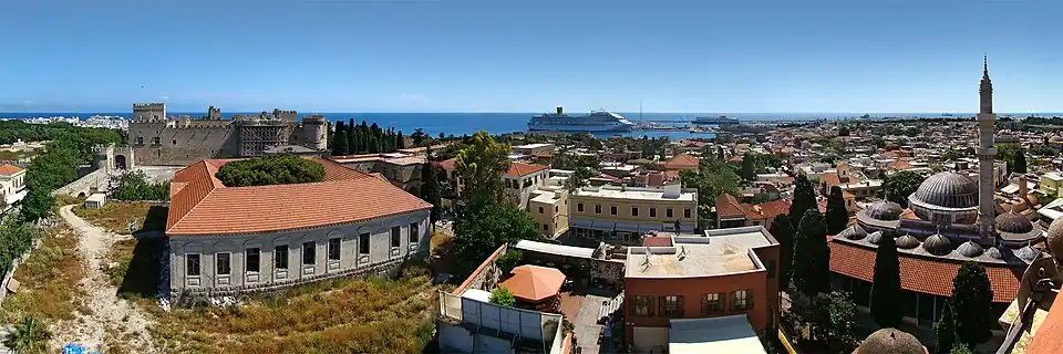 Vue panoramique depuis la tour de l'horloge