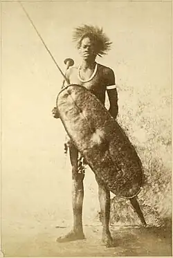 Guerriers Shilluk, 1877-1880.
