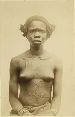 Femme Zande, 1877-1880.