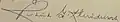 Signature de Richard Kleindienst