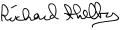 Signature de Richard Shelby