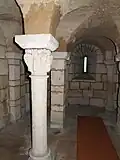Crypte vue en y entrant