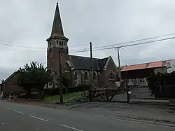 L'église Saint Vaast.