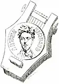 Luque : vignette publiée dans la 3e édition des Poètes maudits en 1888.