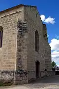 Façade est de l'église (mai&nbsp;2012)