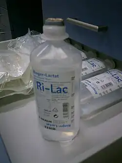 Image illustrative de l’article Solution de lactate de Ringer