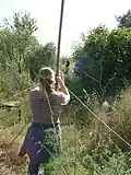 Installation d'un filet