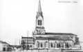 L'église en 1911.