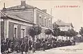 La mairie et l'école des garçons en 1907.