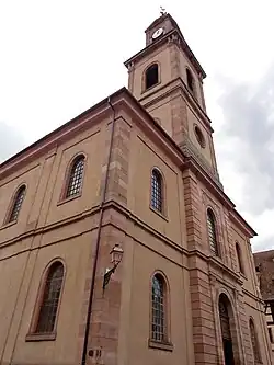 L'église protestante Sainte-Marguerite.