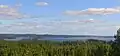 Ristinselkä du Lac Päijänne vu de Härkövuori à Muurame.
