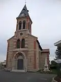 Façade de l'église.