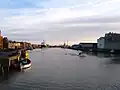 Rivière Yare vue du pont de Haven.