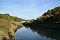 Début de l'arsenal, en aval de la porte de l'Arrière-Garde/Porte de Kervallon