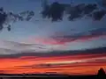 Un coucher de soleil de Rivière-du-Loup.