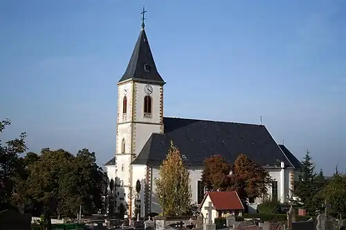 Église Saint-Léger de Rixheim (Haut-Rhin).