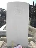 Tombe saint-germinaise de Robert Charles Boddy Stoker 2nd Class.
