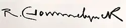 signature de Robert Crommelynck