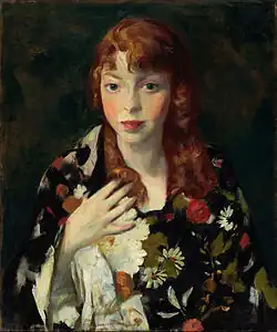 "Edna Smith in a Japanese Wrap", 1915, Indianapolis Museum of Art