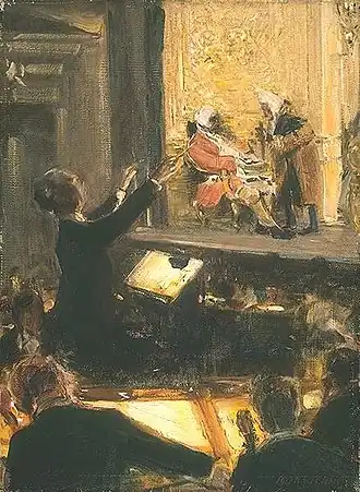 Ernst von Schuch dirigeant Le Chevalier à la rose (1908)