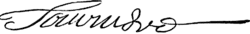signature de Robert Tournières